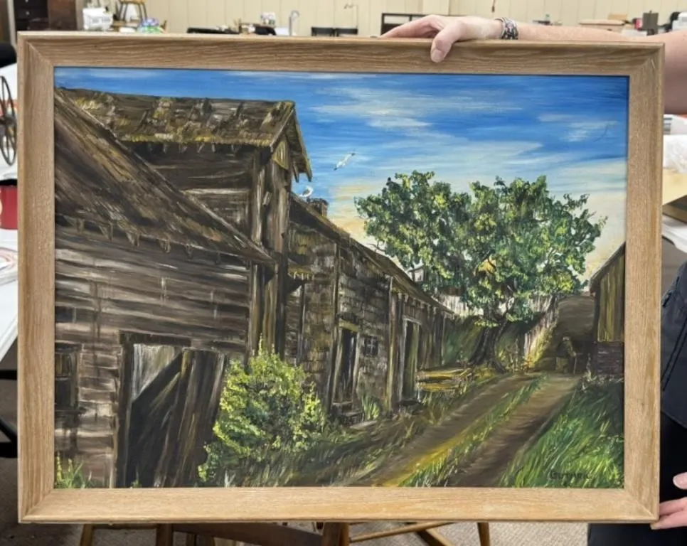 Framed Oil on Canvas