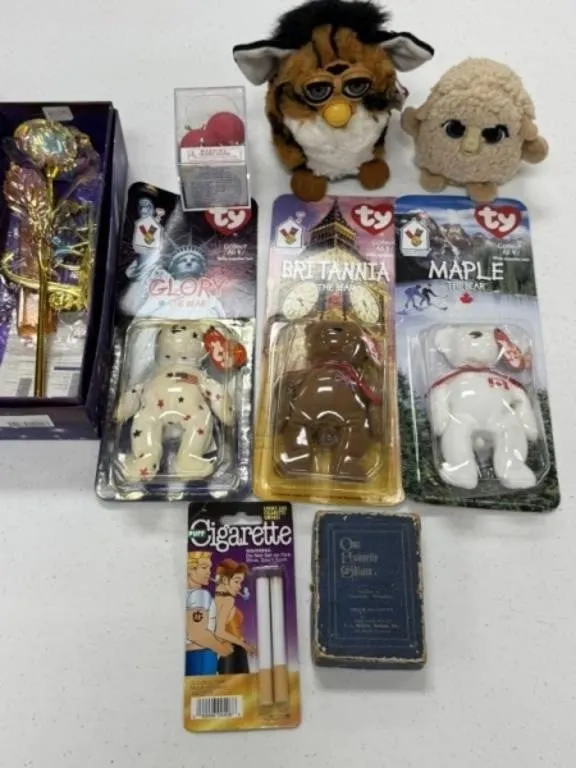 Beanie Babies and Furbys