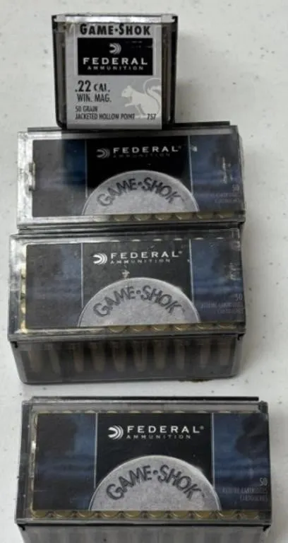 200 rnds .22 Magnum Ammo