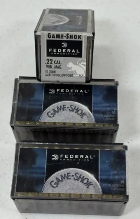 150 rnds .22 Magnum Ammo