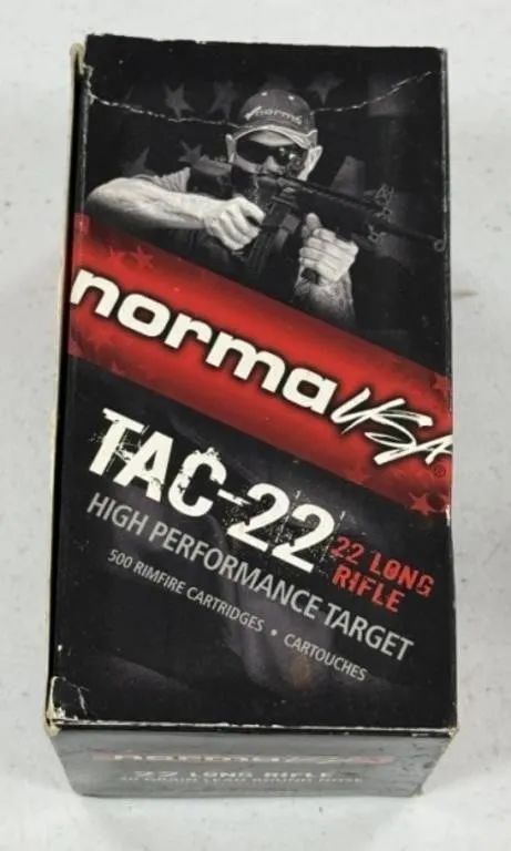 500 rnds Norma Tak-22 .22LR Ammo