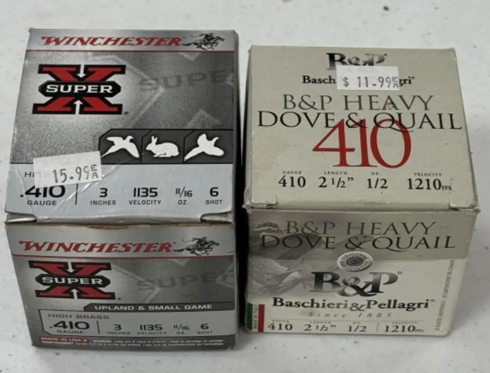 2 - Boxes .410 Shotshells