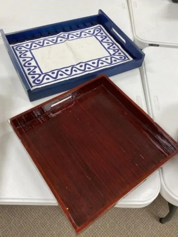 Decorative Dresser and Serving Trays