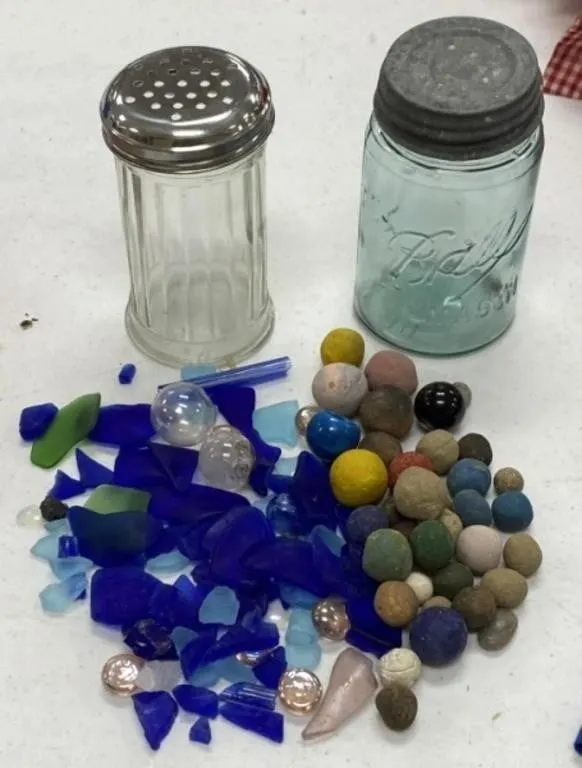 Decorative Glass and Canning Jar