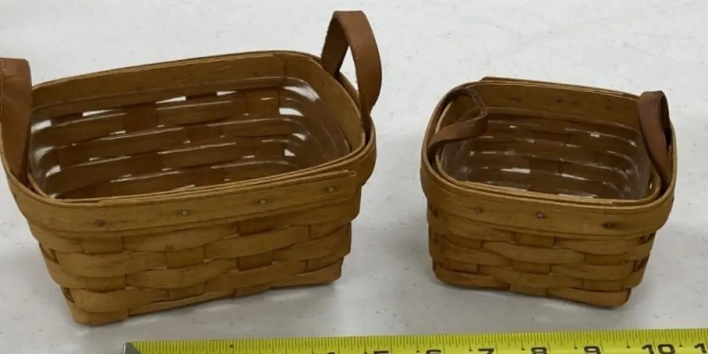 2 - Longaberger Baskets