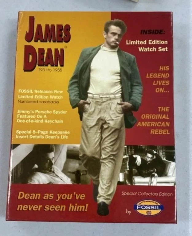 James Dean Fossil Watch Set