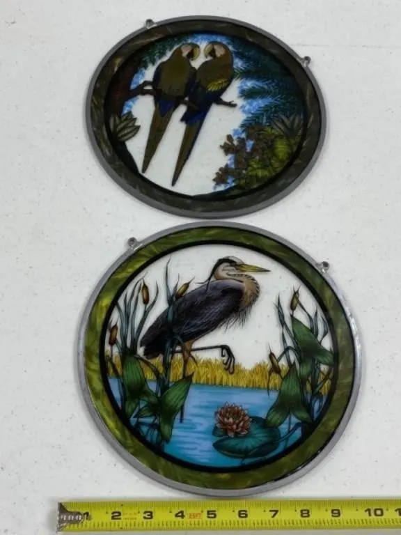 Glass Bird Decor