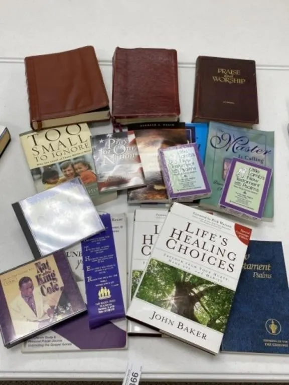 Books, Bibles and Music