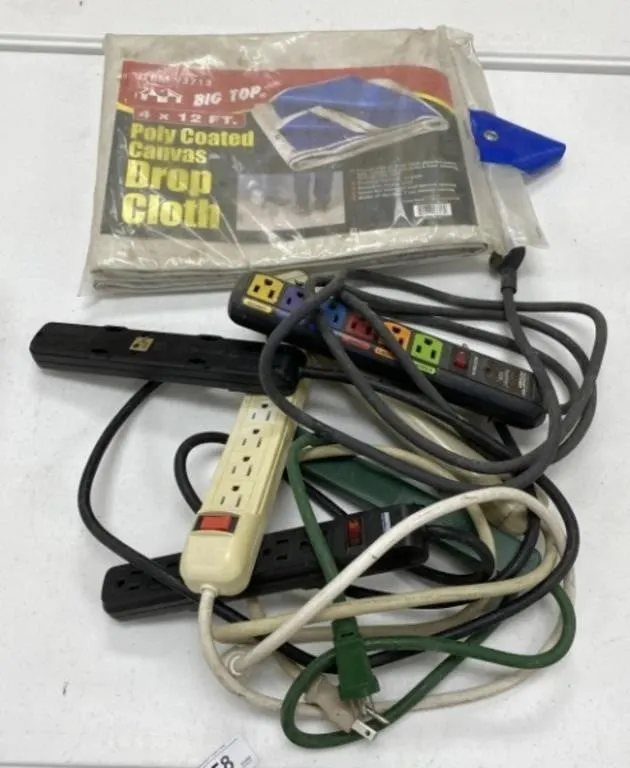 Power Strips and Drop Cloth