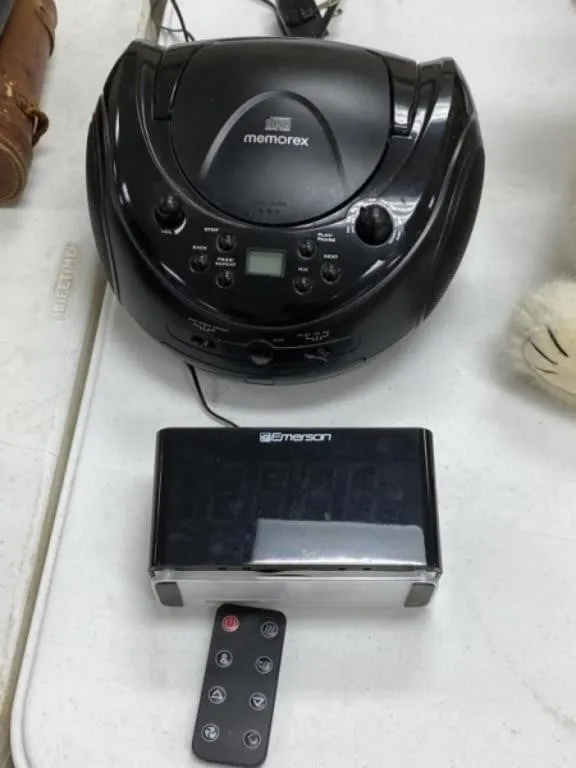 Boombox and Alarm Clock