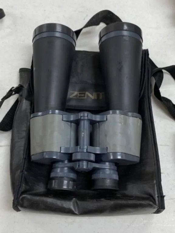 Binoculars and Case