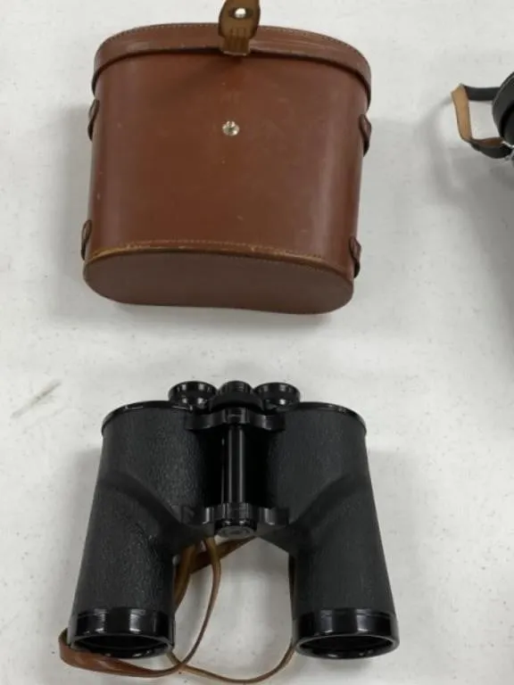 Binoculars and Case