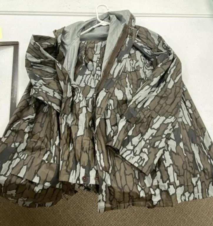 Camouflage Rain Coat and Bibs