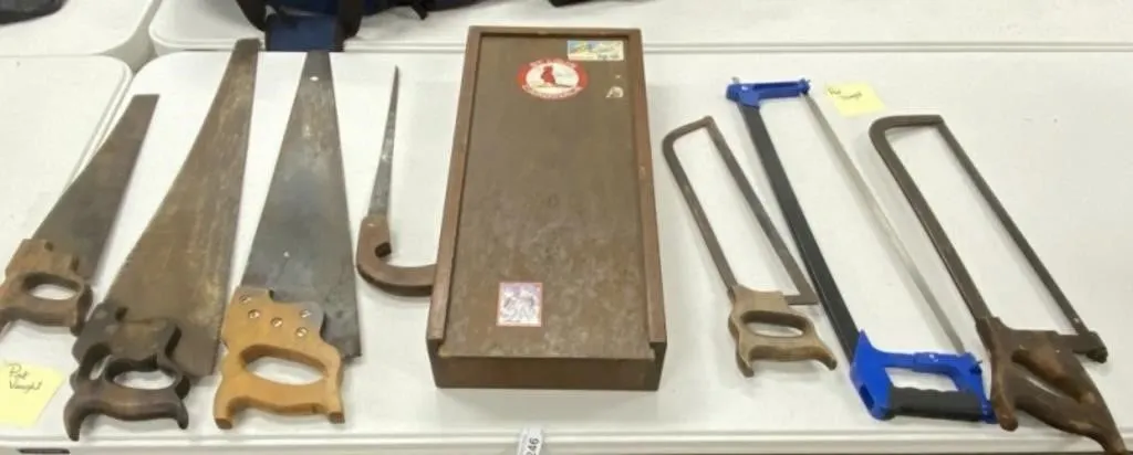 Wood Box and Saws