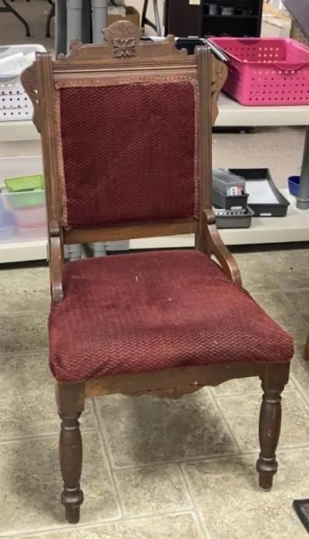 Eastlake Style Parlor Chair