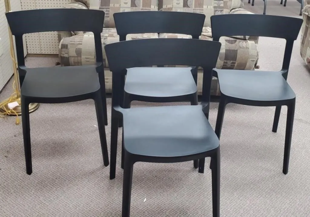 4 - Plastic Chairs