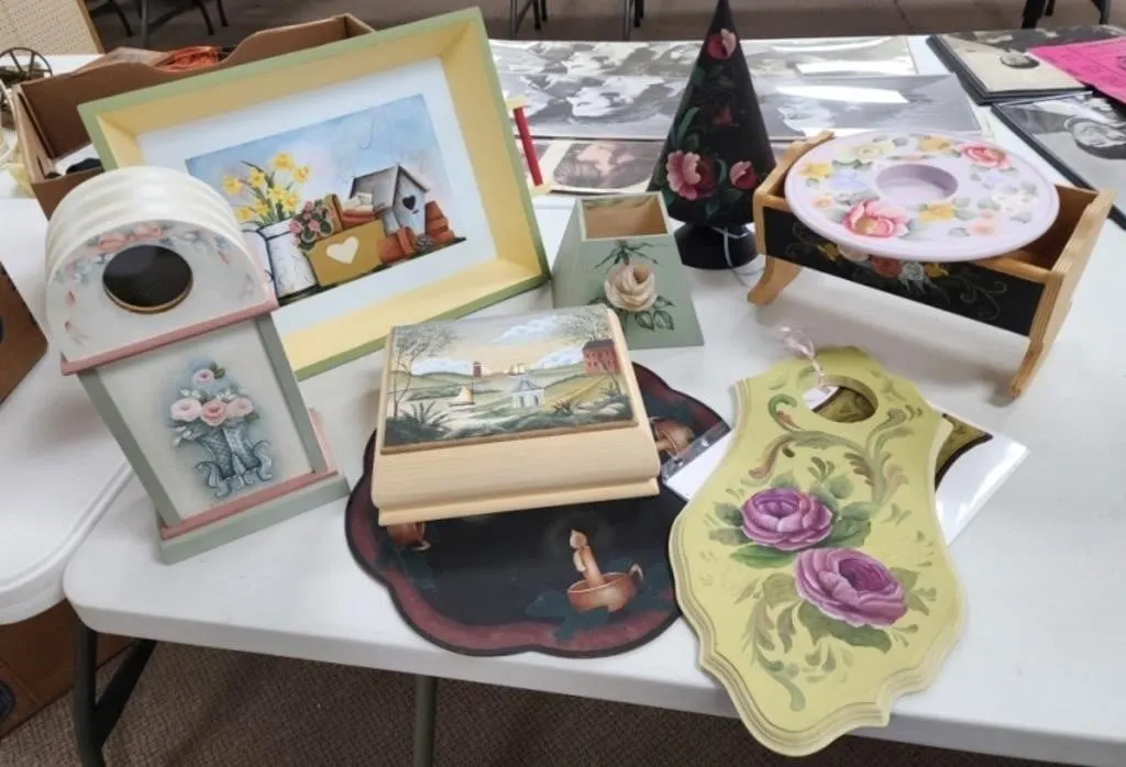 Nice Hand Painted Wood Items
