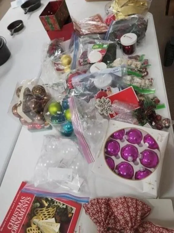 Large Amount of Christmas Craft Supplies