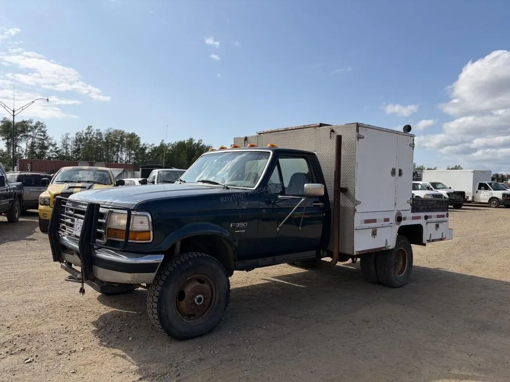 1997 Ford F-350 Flat Deck Single Cab Pickup