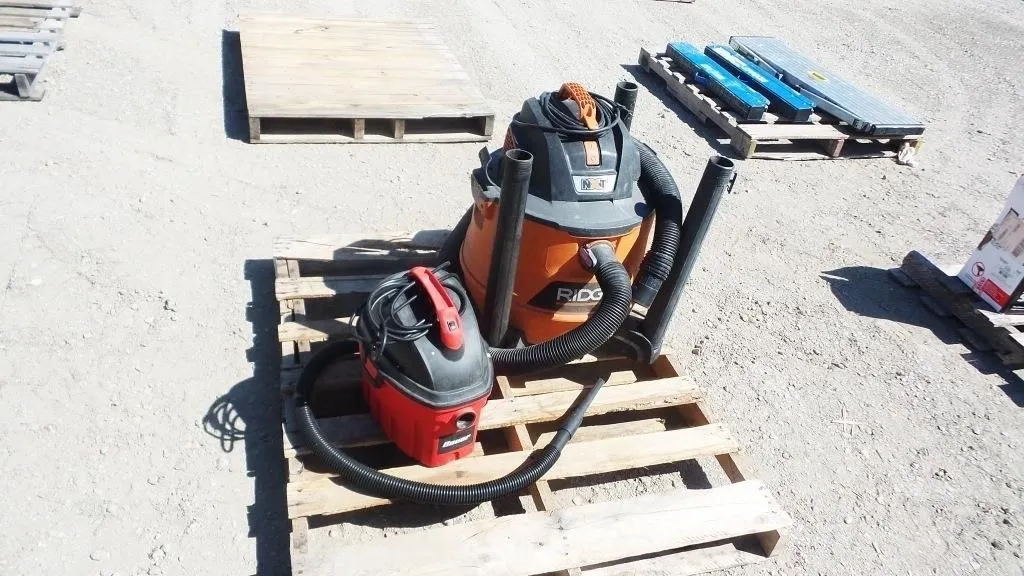 Ridgid NXT & Bauer Wet/Dry Vacuums