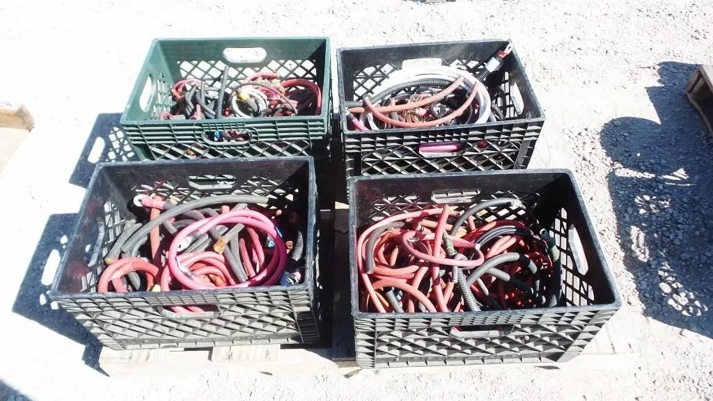 Assorted Heavy Gauge Battery Cable Lot