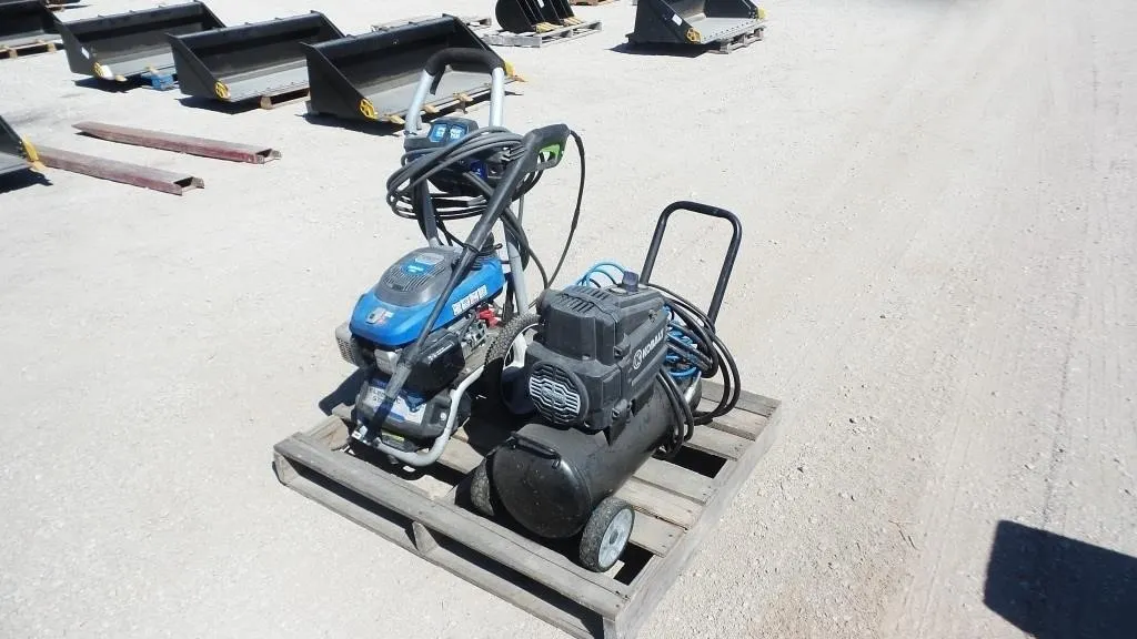PowerStroke Pressure Washer & Kobalt Compressor