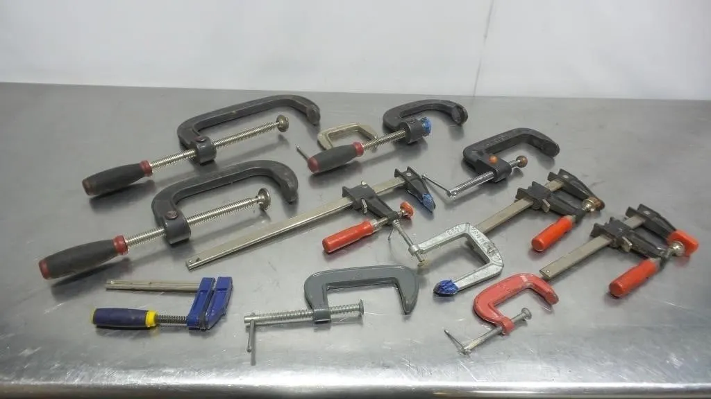 Hart Great Neck Bar & C-Clamp Lot