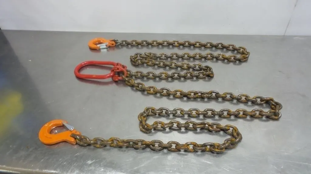 Two-Leg Chain Sling with Hooks