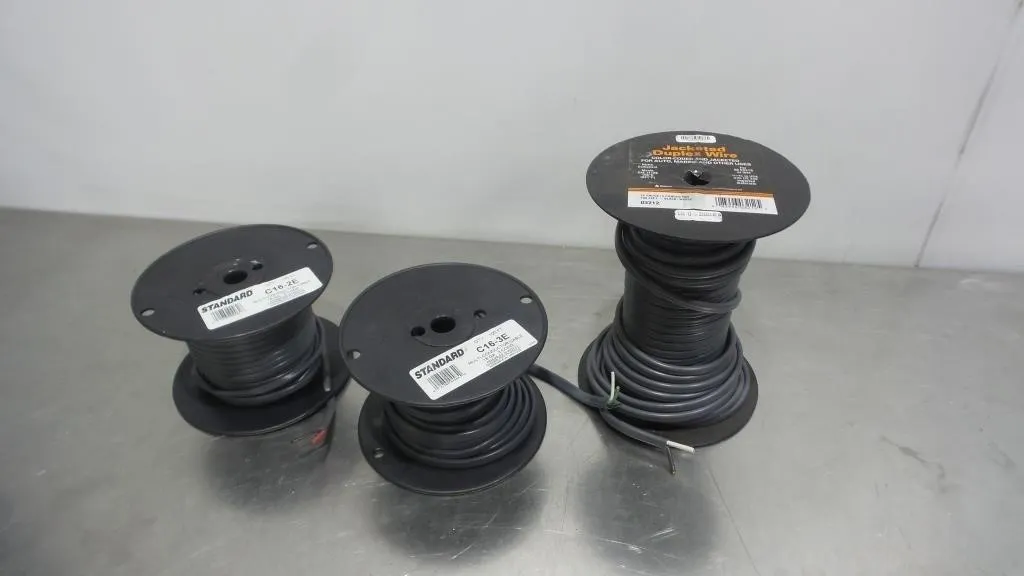 Assorted Electrical Wire, 3 Spools
