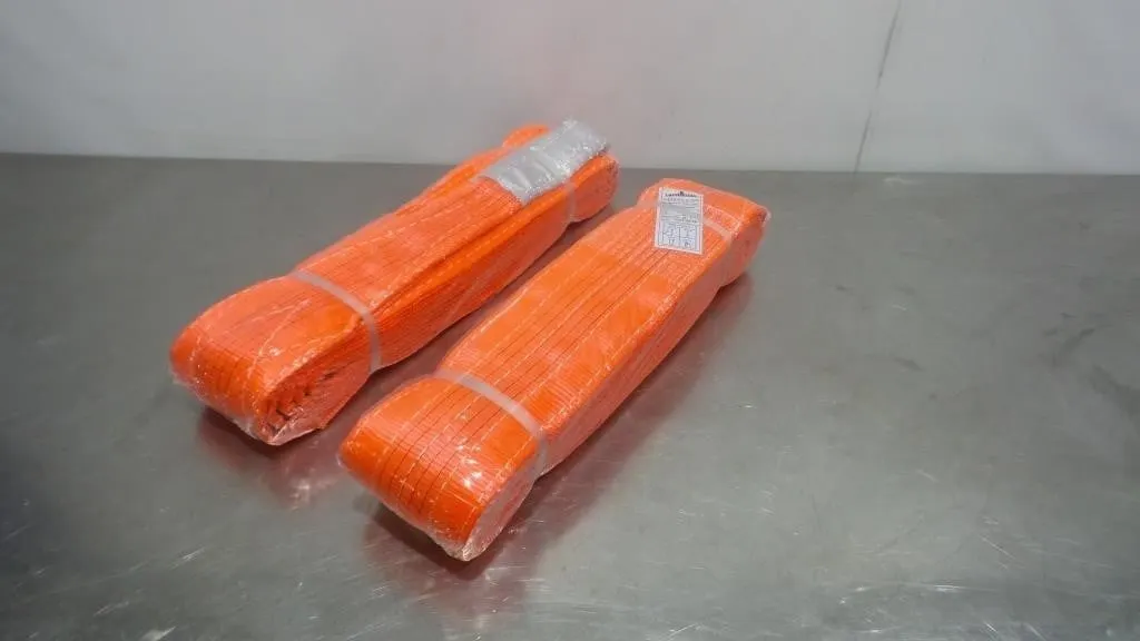 Pair 5-Ton 20-Ft Web Lifting Slings