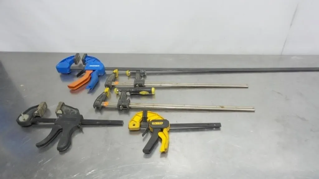 Assorted Bar & Quick-Grip Clamps