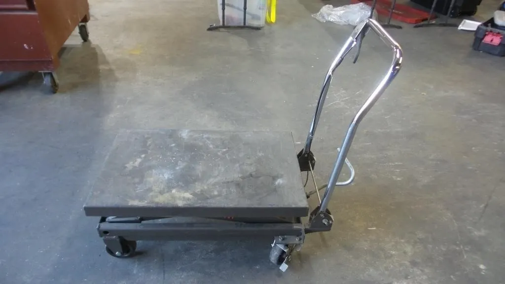 HaulMaster 1000-Lb Hydraulic Table Cart