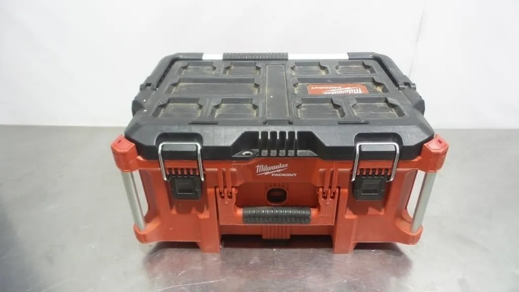 Milwaukee Packout Tool Box & Assorted Tools