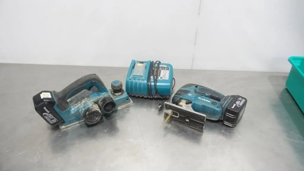 Makita 18V Cordless Planer & Jigsaw Set
