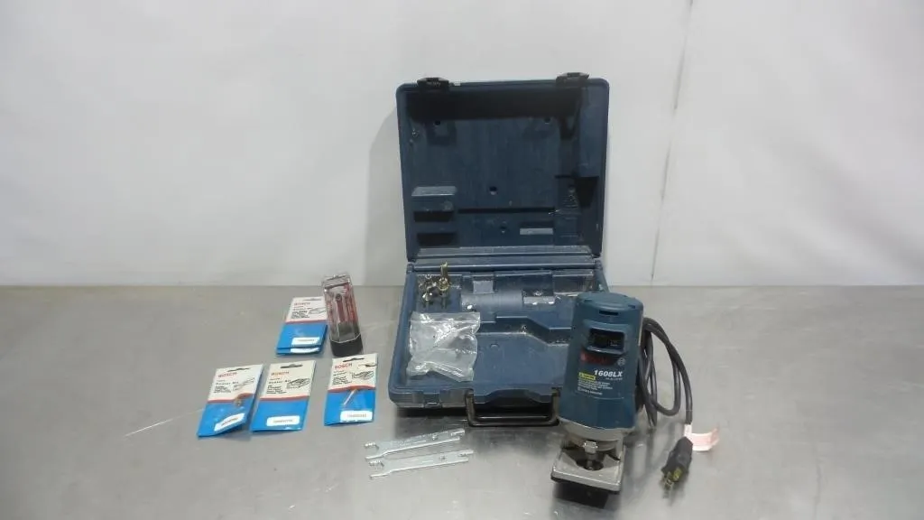 Bosch 1608LX Laminate Router & Bit Set