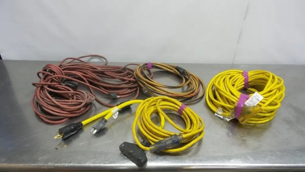 Assorted Heavy-Duty Extension Cords & Multi-Outlet