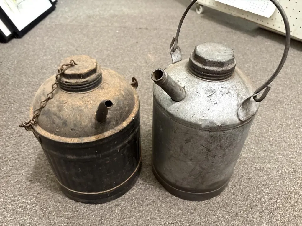 (2) One Gallon Kerosene Cans