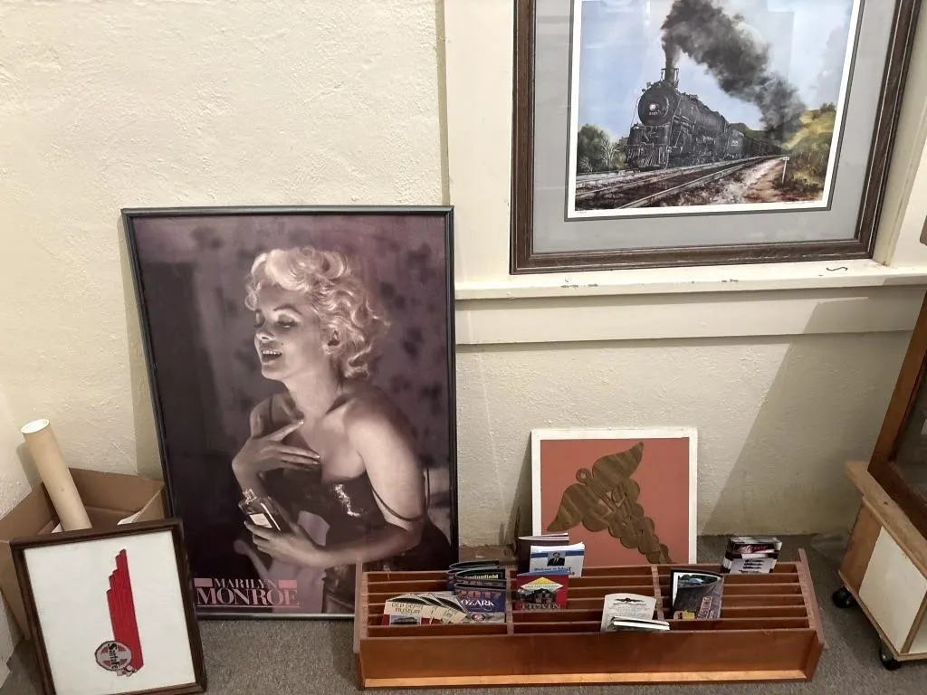 Brochure Display, Framed Prints, Cross Stitch Logo