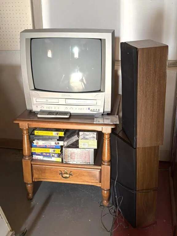 Emerson 20” TV with Built-In DVD and VHS Player,