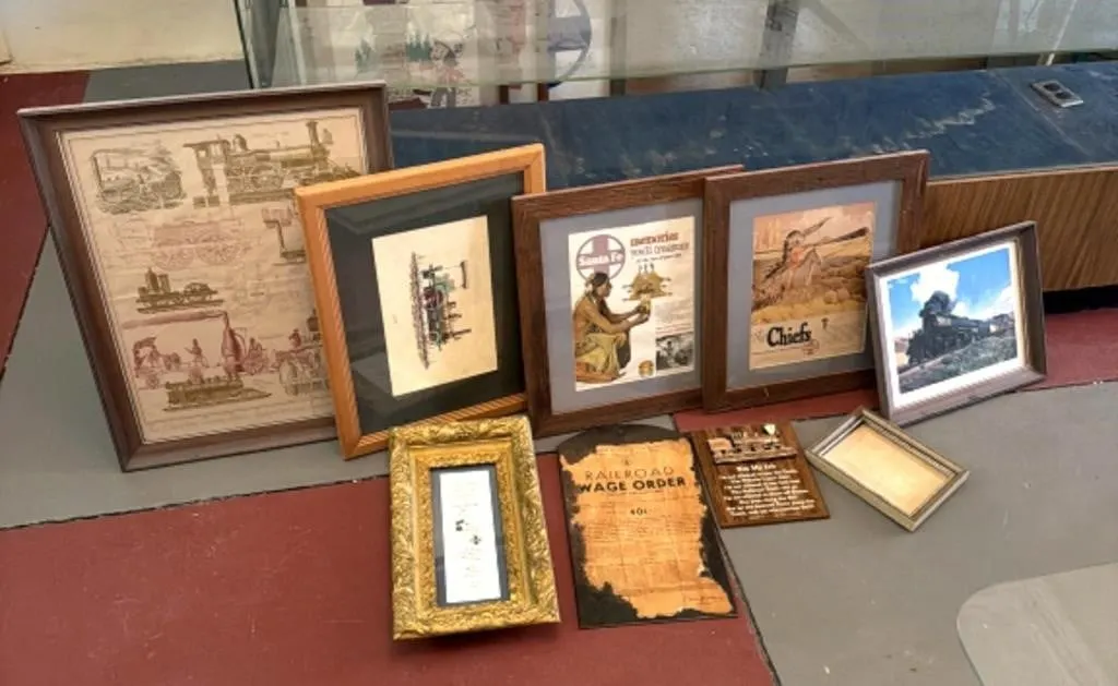 Framed Railroad Prints 27” and smaller