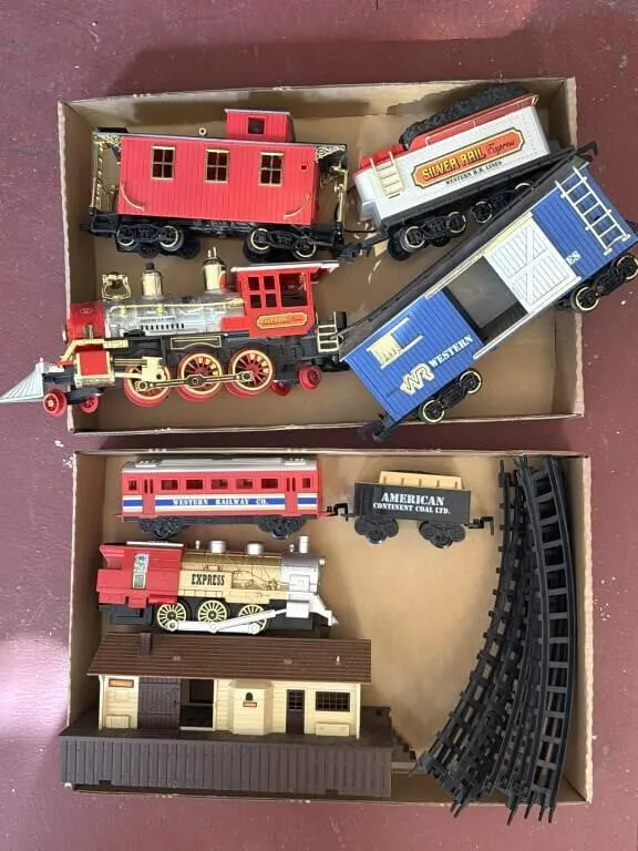 New Bright Silver Rail Express Toy Train, New