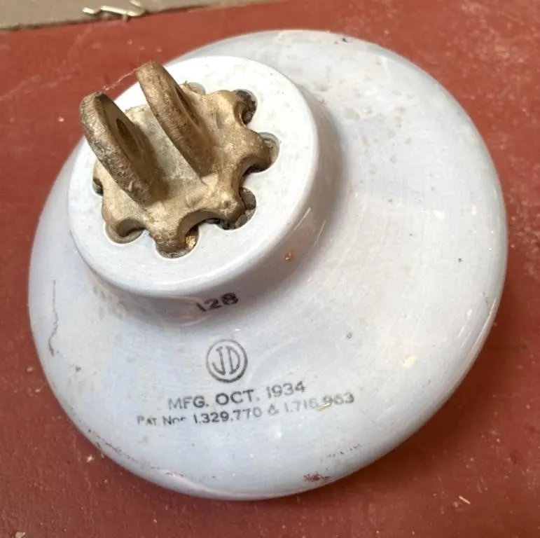 10” Porcelain Insulator, 1934