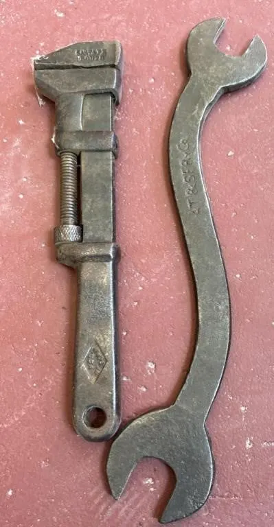 (2) Railroad Wrenches AT & SF