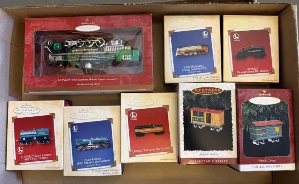 Hallmark Keepsake and More Train Ornaments