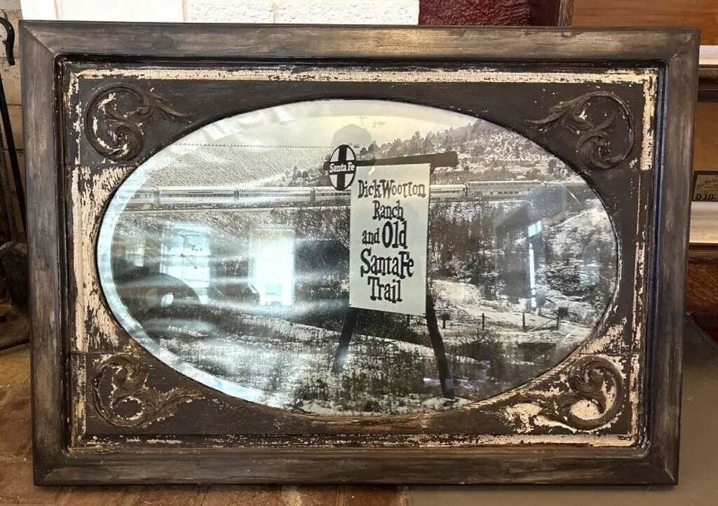 Santa Fe Trail Print, Heavy Wooden Frame 39"x27"