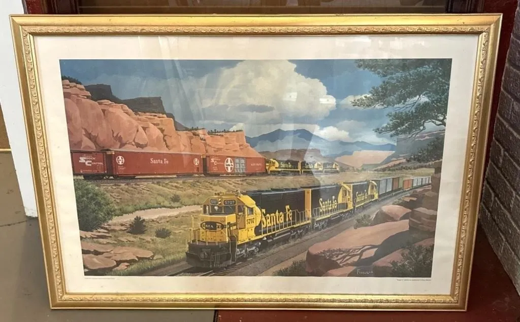 Framed Print “Super C” Eastbound in New Mexico