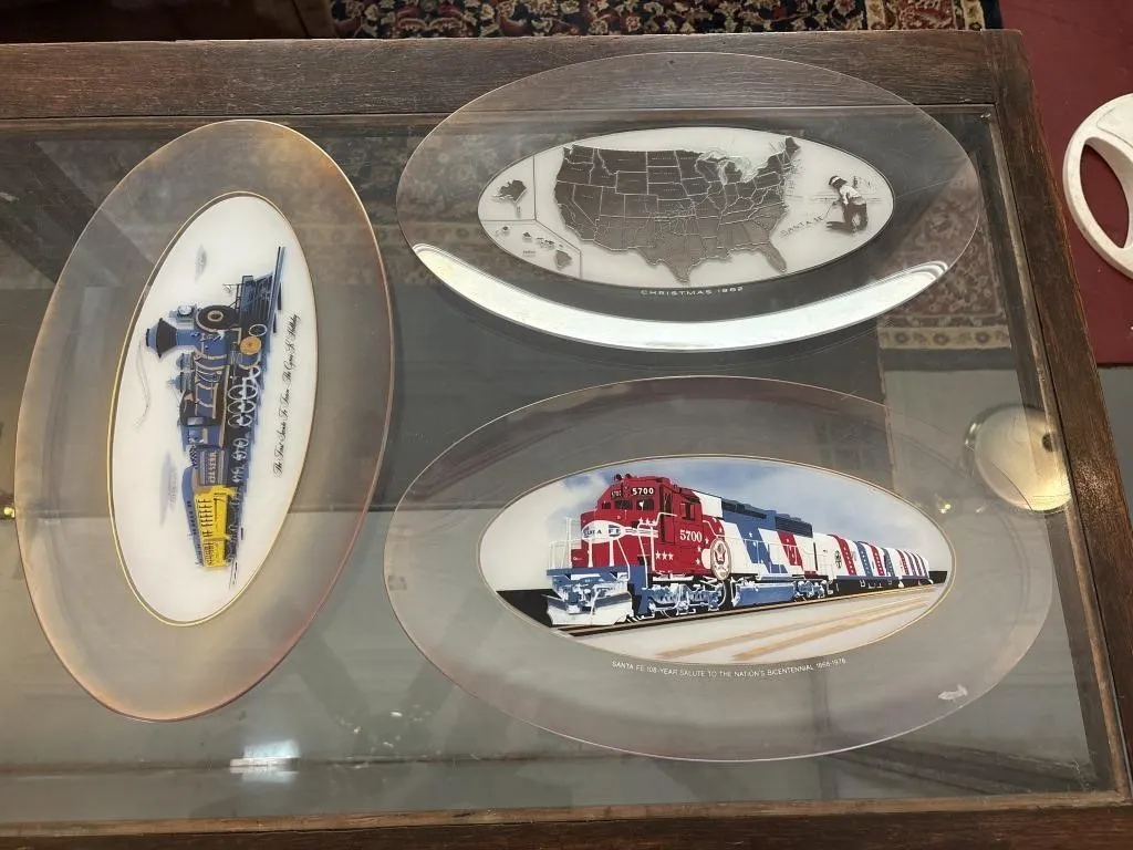 (3)Santa Fe Collector Platters 15”