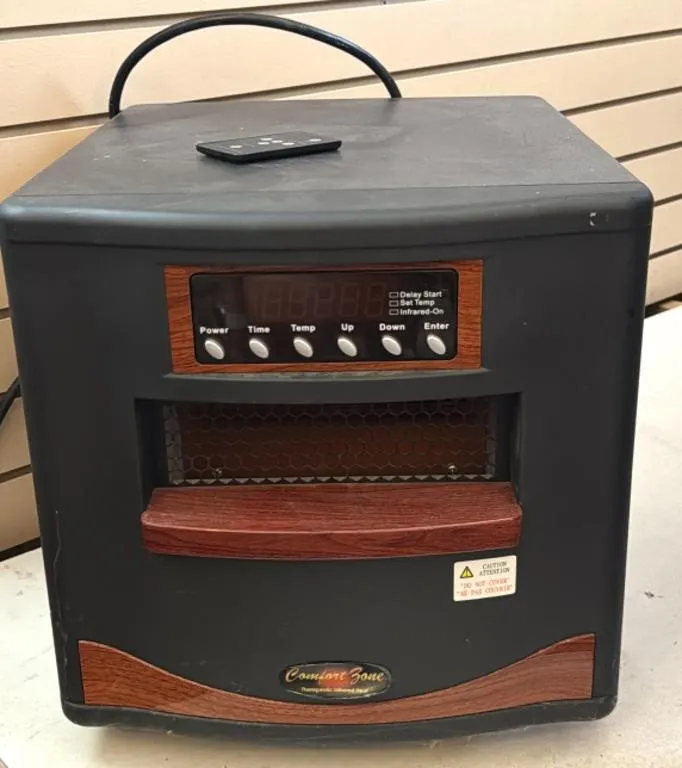 Comfort Zone Infrared Heater with Remote Control