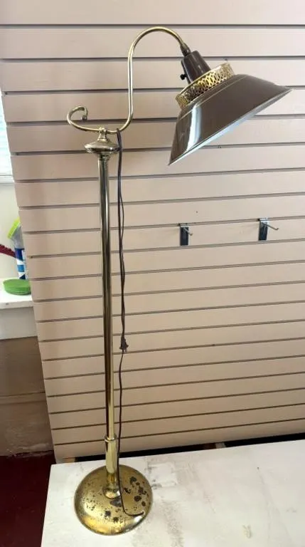 Vintage Floor Lamp 55” Tall
