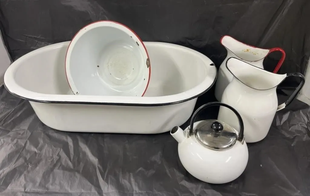 Enamelled steel: Washing basin/ Tub